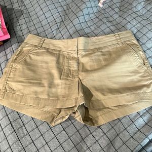 J. Crew chino shorts in khaki